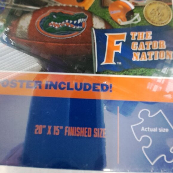 NCAA Florida Gators 500 Piece Puzzle Bonus Poster Included New In Box - Picture 4 of 8